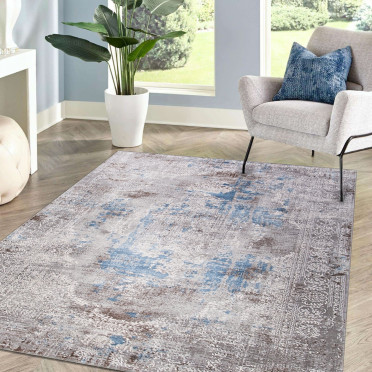 Ковер турецкий прямоугольный 03877A BLUE - коллекция ARMINA