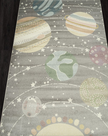 Ковер российский C209 IZUMRUD (Фризе, серый)