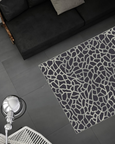 Ковер бельгийский 1815-27 Riva (Акрил - Полиэстер, серый)