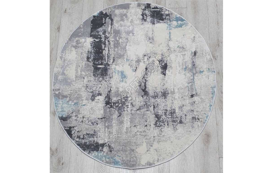 Ковер 36506A DAIRE GREY / BLUE Amatis (Reis) круг