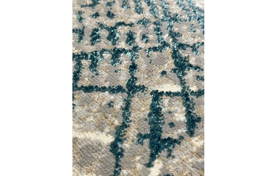 Ковер комнатный на пол AS26 BLUE